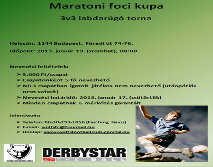 Wolfs Maratoni Foci Kupa