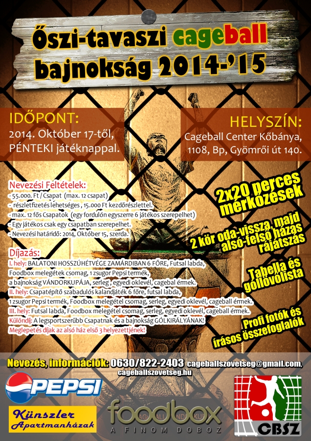 Őszi-Tavaszi Cageball Bajnokság 2014-’15