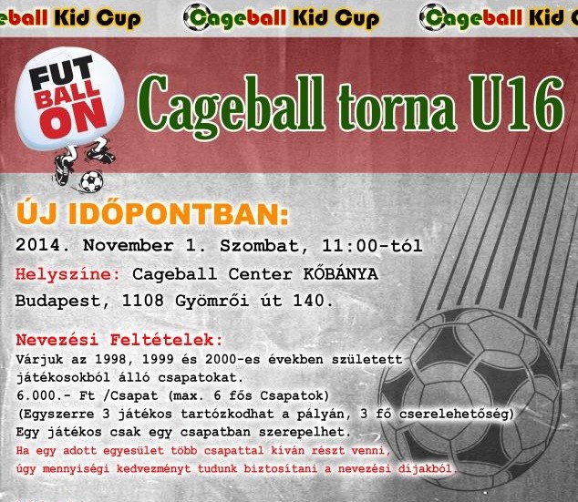 U16-os Cageball Torna 2014